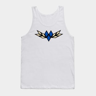 Winged Blue Heart Tank Top